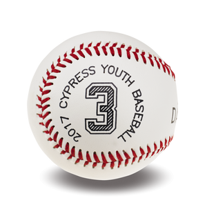 Custom Baseball | Jersey Number